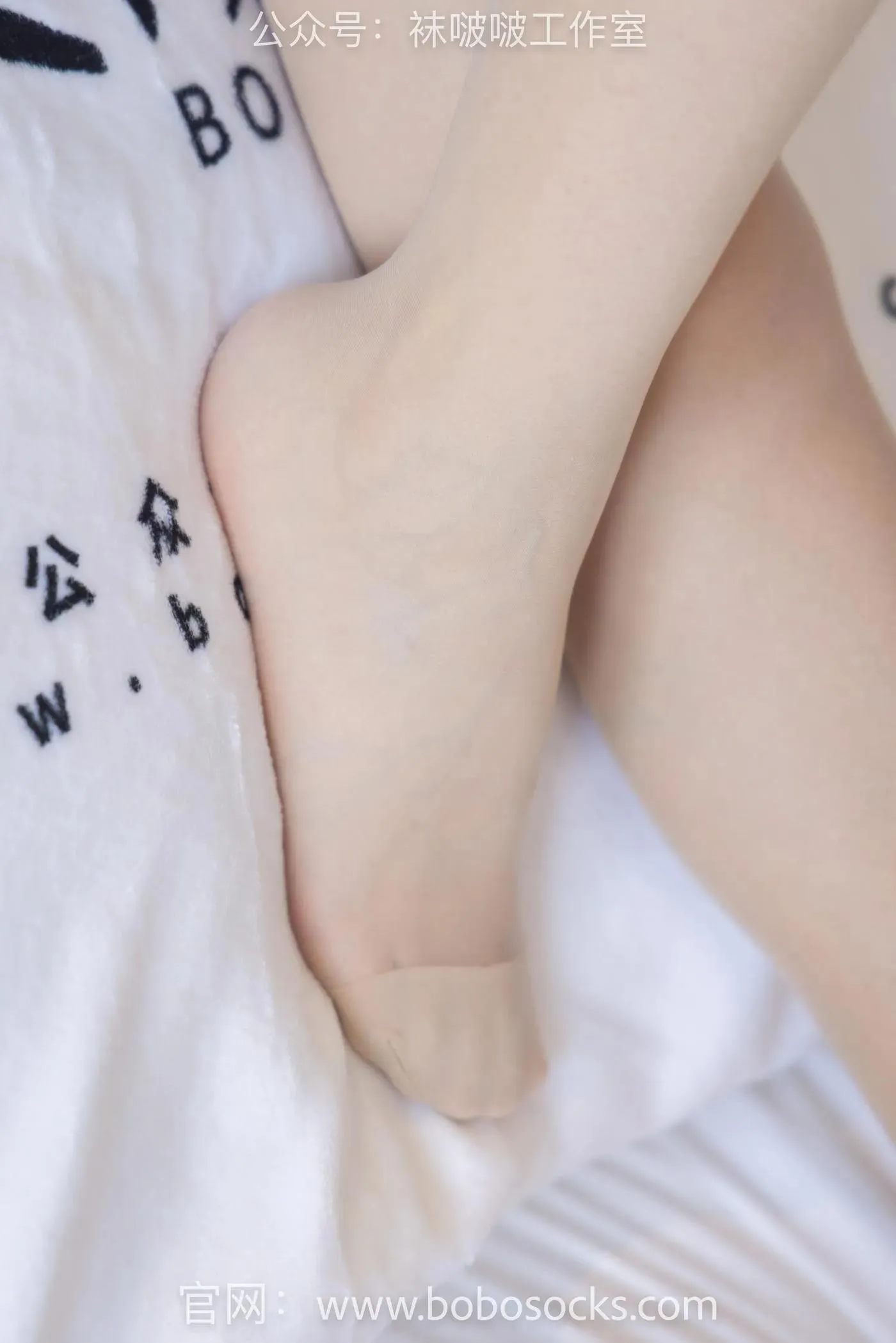 [BoBoSocks袜啵啵]NO.107 小安-平底鞋、白棉袜、肉丝 [140P]插图6